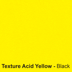 Plastic Acid Yellow Texture Engraved Black - sample