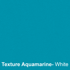plaque signalétique - plastique gravé texturé - Aquamarine Blanc