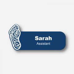 Illustration Name tag - Plastic - Custom shape - Foot care - Inspiration 171