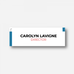 Illustration Name tag - Metal - Standard shape- Inspiration 184