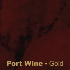 Plastic Port Wine engraved Gold Wetag