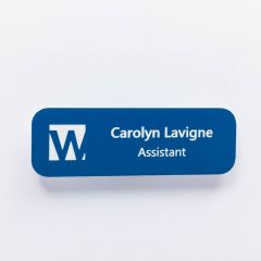 Standard plastic nametag